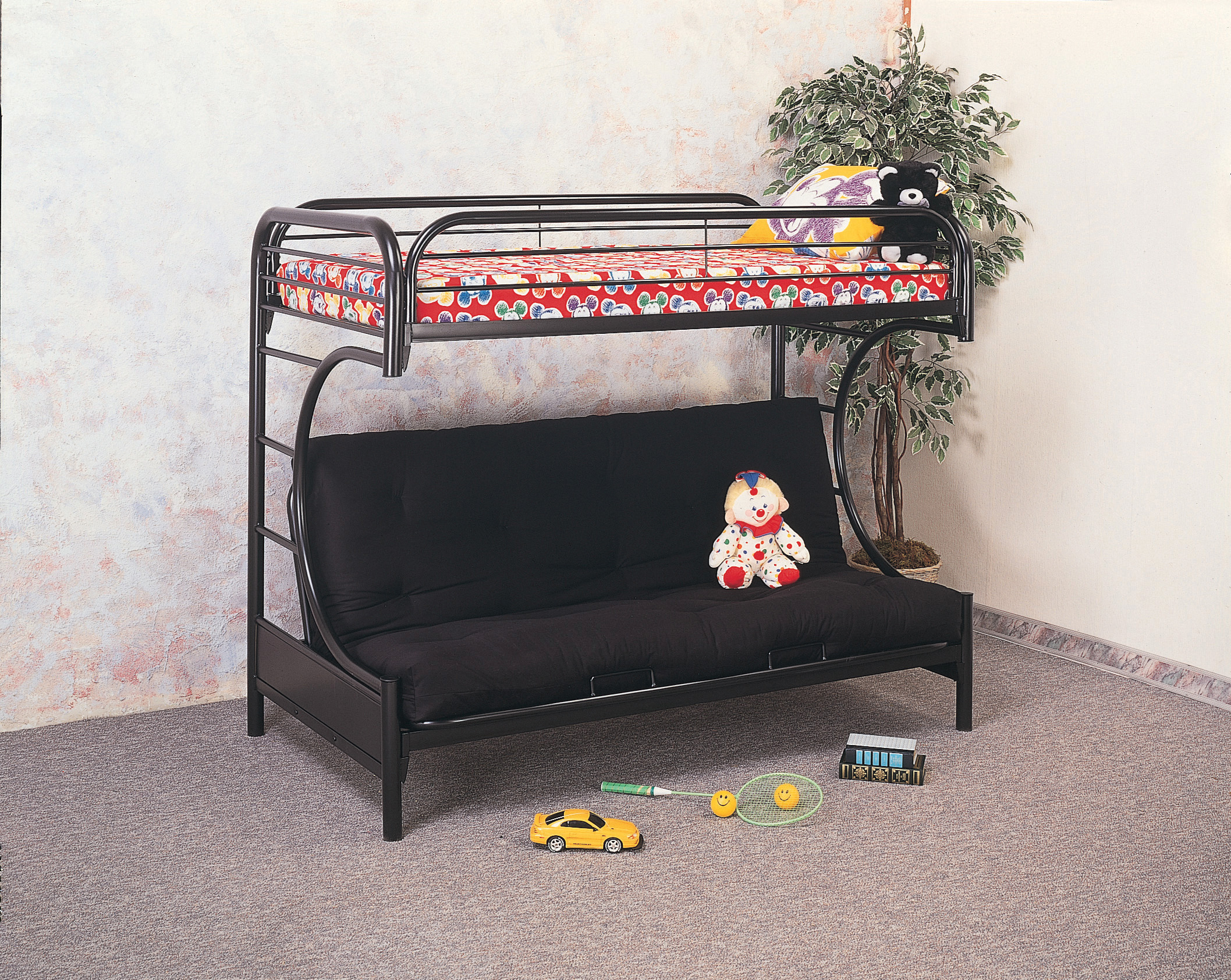 black full futon mattress 8 in