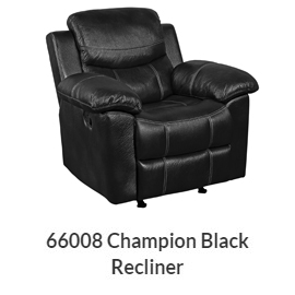  Champion Black Recliner