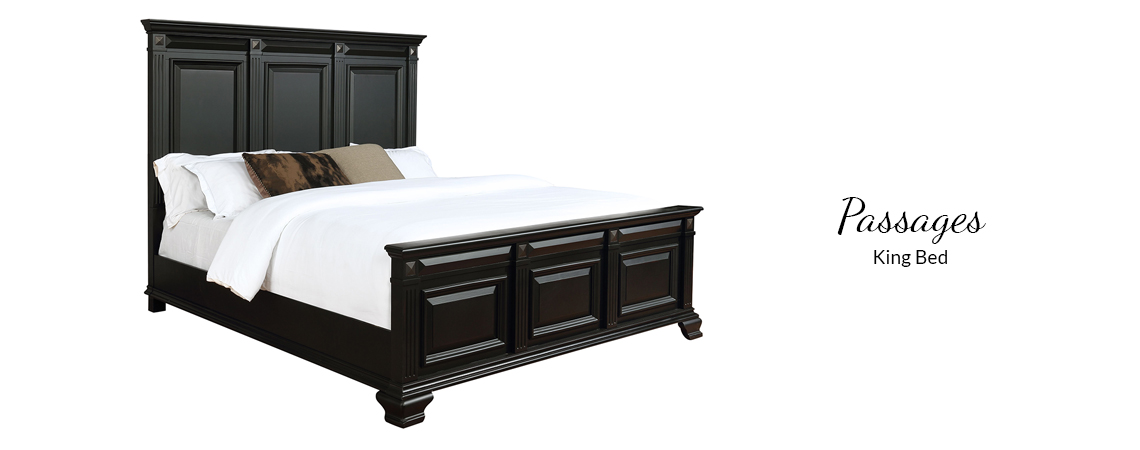 C8458a Passages Bedroom Awfco Catalog, Greensburg King Panel Bed Frame