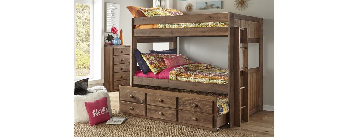 626 Full Chestnut Bunkbed Awfco, Simply Bunk Beds Assembly Instructions