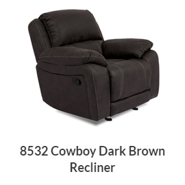  Cowboy Dark Brown Recliner