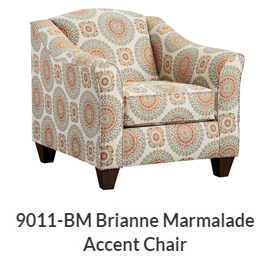  Brianne Marmalade Accent Chair