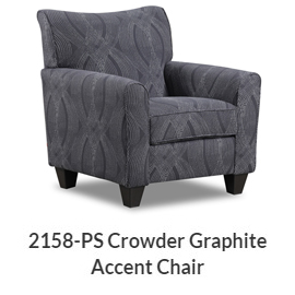  Crowder Graphite Accent Chair
